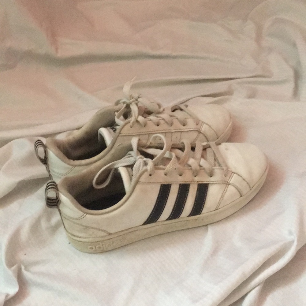 black and white adidas
